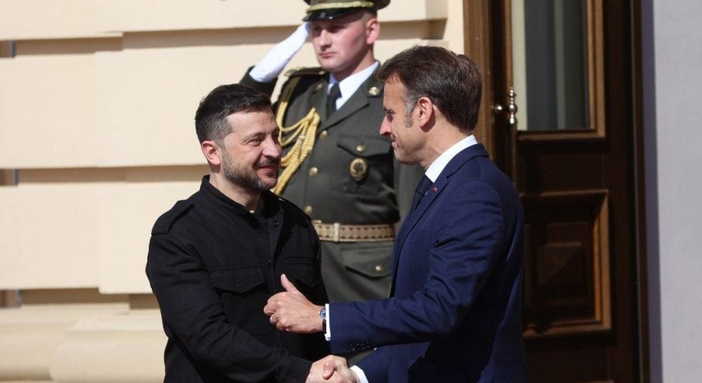 Зеленський і Макрон узгодили важливу угоду про ППО та літаки Rafale для України Зеленський і Макрон узгодили важливу угоду про ППО та літаки Rafale для України