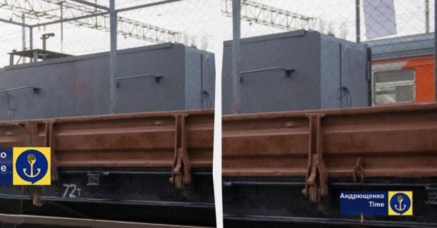 Росіяни запускають на окупованих територіях транспортний бронепоїзд фото Росіяни запускають на окупованих територіях транспортний бронепоїзд фото