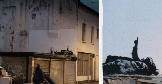 У Лондоні з’явилися нові мурали Бенксі користувачі розгадують їхній сенс фото У Лондоні з’явилися нові мурали Бенксі користувачі розгадують їхній сенс фото